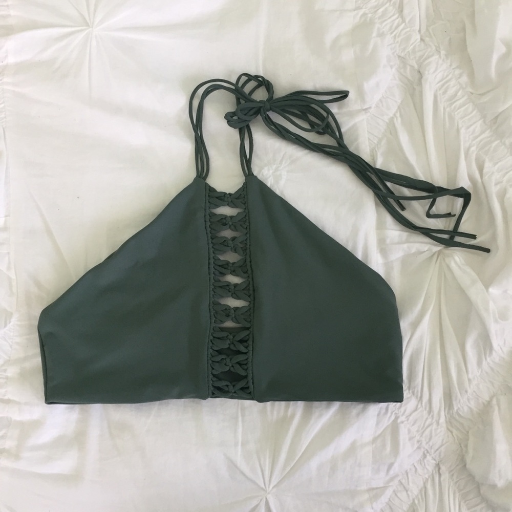 Green Mikoh Bikini top, BNWOT